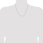 Leslie's 14K 1mm D/C Oval Link Chain - Image 4