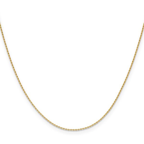 Leslie's 14K 1mm D/C Oval Link Chain - Image 2