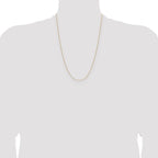 Leslie's 14K 1mm D/C Oval Link Chain - Image 4