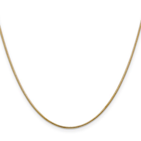 Leslie's 14K 1mm Round Snake Chain - Image 2