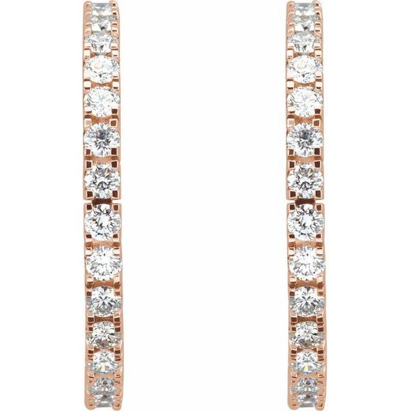 Accented Hoop Earrings - Image 2