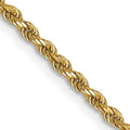Leslie's 10K 1.75mm Diamond-Cut Rope Chain