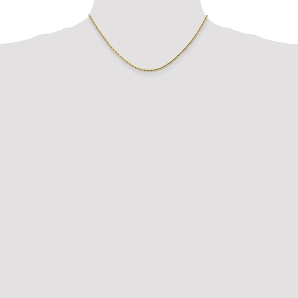 Leslie's 10K 2mm Diamond-Cut Rope Chain - Image 4