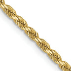 Leslie's 10K 2mm Diamond-Cut Rope Chain