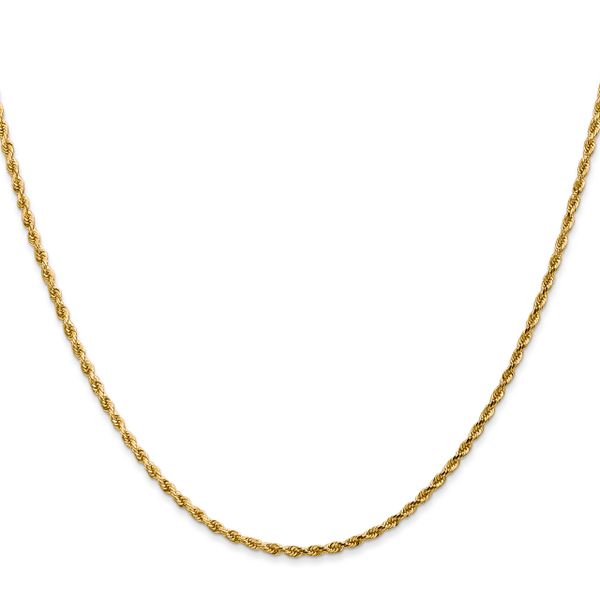 Leslie's 10K 2mm Diamond-Cut Rope Chain - Image 2