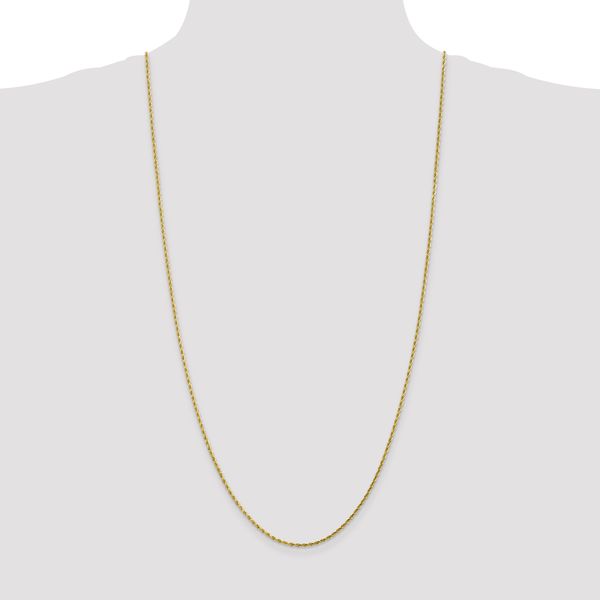 Leslie's 10K 2mm Diamond-Cut Rope Chain - Image 4