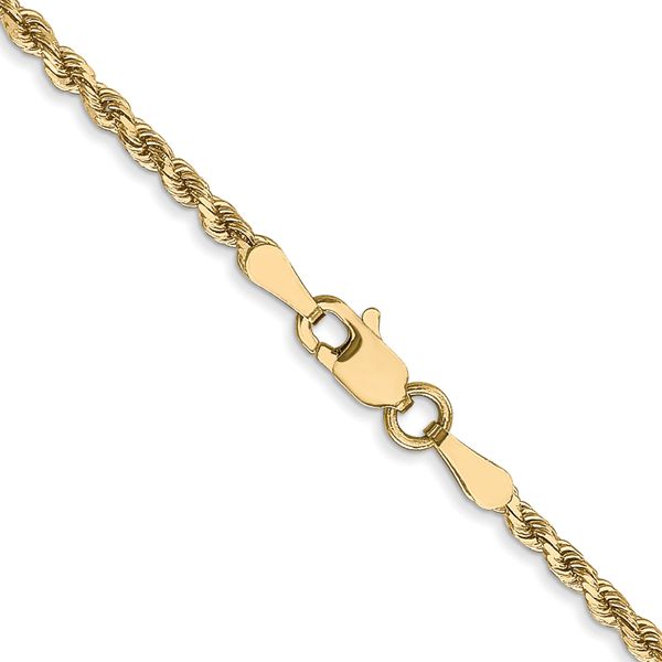 Leslie's 10K 2.25mm Diamond-Cut Rope Chain - Image 3