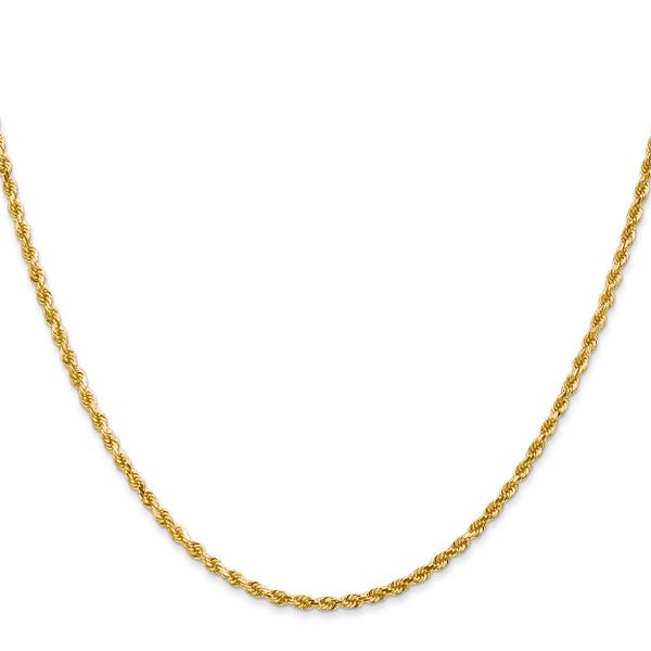 Leslie's 10K 2.25mm Diamond-Cut Rope Chain - Image 2