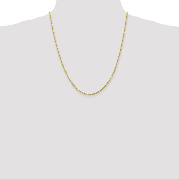 Leslie's 10K 2.25mm Diamond-Cut Rope Chain - Image 4