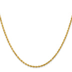 Leslie's 10K 2.25mm Diamond-Cut Rope Chain - Image 2