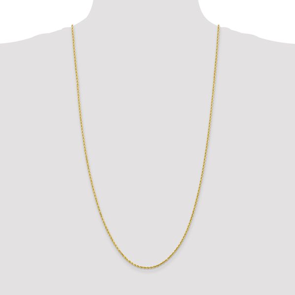 Leslie's 10K 2.25mm Diamond-Cut Rope Chain - Image 4