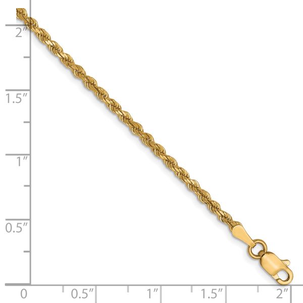 Leslie's 10k 2.25mm Diamond-Cut Rope Chain - Image 2