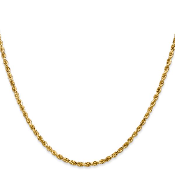 Leslie's 10K 2.5mm Diamond-Cut Rope Chain - Image 2