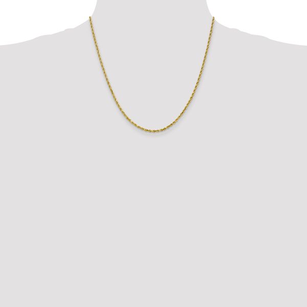 Leslie's 10K 2.5mm Diamond-Cut Rope Chain - Image 4