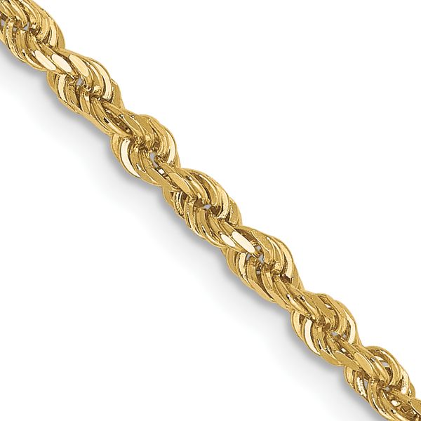 Leslie's 10K 2.5mm Diamond-Cut Rope Chain
