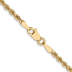 Leslie's 10K 2.5mm Diamond-Cut Rope Chain - Image 3