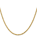 Leslie's 10K 2.5mm Diamond-Cut Rope Chain - Image 2