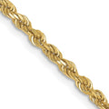 Leslie's 10K 2.5mm Diamond-Cut Rope Chain