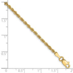 Leslie's 10K 2.5mm Diamond-Cut Rope Chain - Image 2