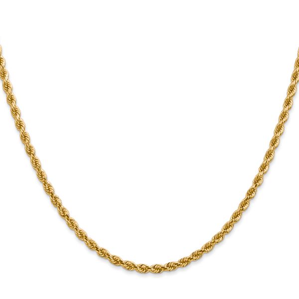 Leslie's 10K 2.75mm Diamond-Cut Rope Chain - Image 2