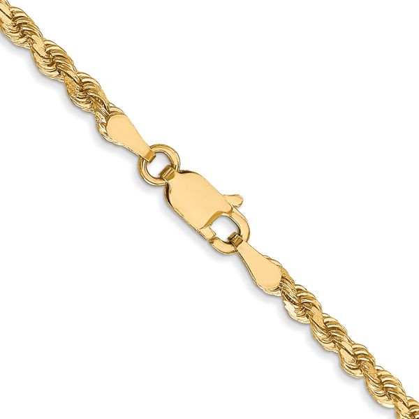 Leslie's 10K 2.75mm Diamond-Cut Rope Chain - Image 3