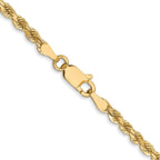 Leslie's 10K 2.75mm Diamond-Cut Rope Chain - Image 3