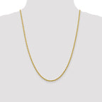 Leslie's 10K 2.75mm Diamond-Cut Rope Chain - Image 4