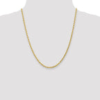 Leslie's 10K 3mm Diamond-Cut Rope Chain - Image 4