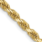 Leslie's 10K 3mm Diamond-Cut Rope Chain