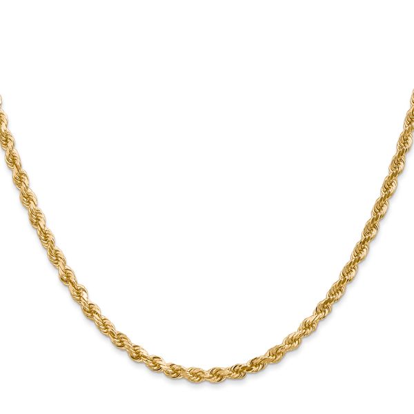 Leslie's 10K 3mm Diamond-Cut Rope Chain - Image 2