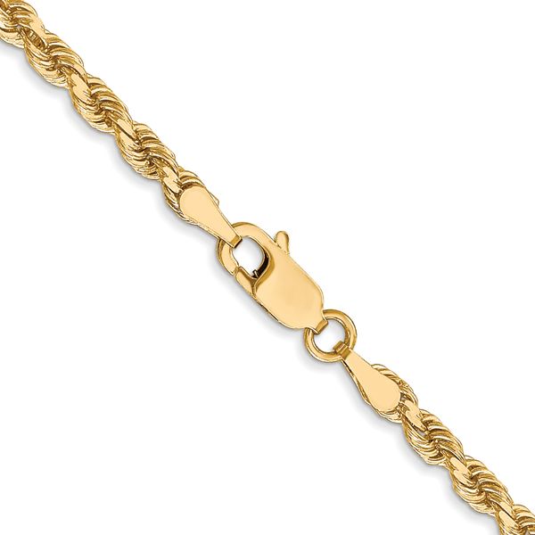Leslie's 10K 3mm Diamond-Cut Rope Chain - Image 3