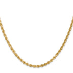 Leslie's 10K 3mm Diamond-Cut Rope Chain - Image 2