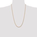 Leslie's 10K 3mm Diamond-Cut Rope Chain - Image 4