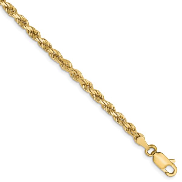 Leslie's 10K 3mm Diamond-Cut Rope Chain