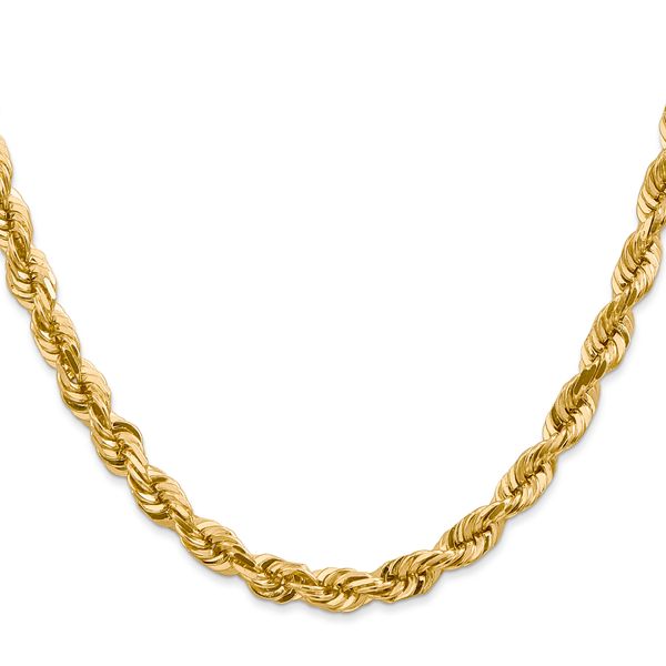Leslie's 10K 5.5mm Diamond-Cut Rope Chain - Image 2