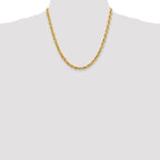 Leslie's 10K 5.5mm Diamond-Cut Rope Chain - Image 4