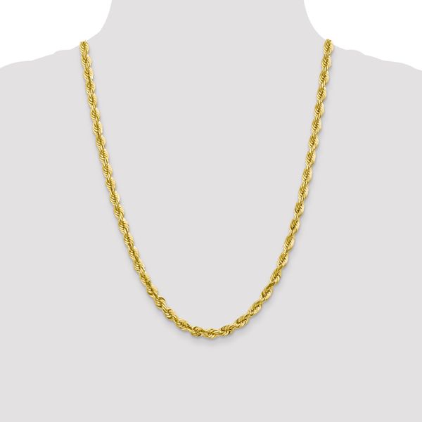 Leslie's 10K 5.5mm Diamond-Cut Rope Chain - Image 4
