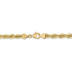 Leslie's 10K 5.5mm Diamond-Cut Rope Chain - Image 3
