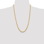 Leslie's 10K 5.5mm Diamond-Cut Rope Chain - Image 4