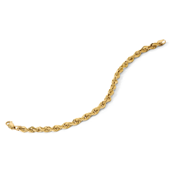 Leslie's 10K 5.5mm Diamond-Cut Rope Chain - Image 3