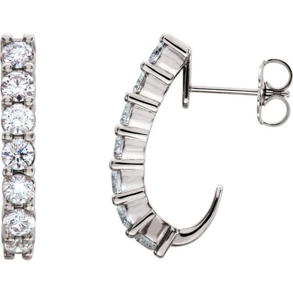 J-Hoop Earrings