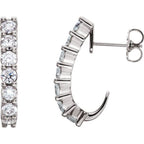 J-Hoop Earrings