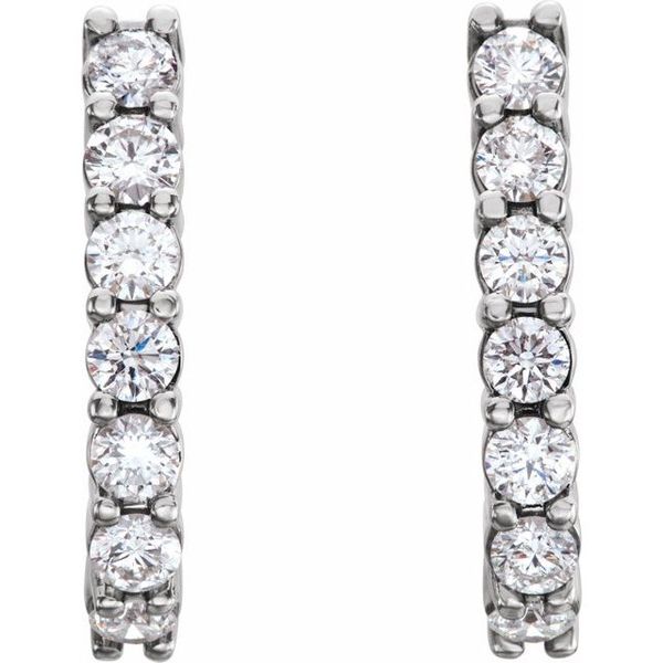 J-Hoop Earrings - Image 2
