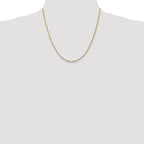 Leslie's 10K 1.8mm Diamond-Cut Lightweight Rope Chain - Image 4