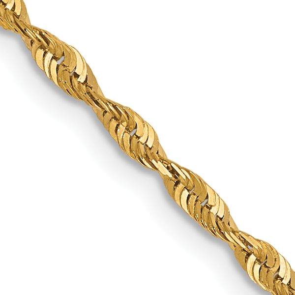 Leslie's 10K 1.8mm Diamond-Cut Lightweight Rope Chain