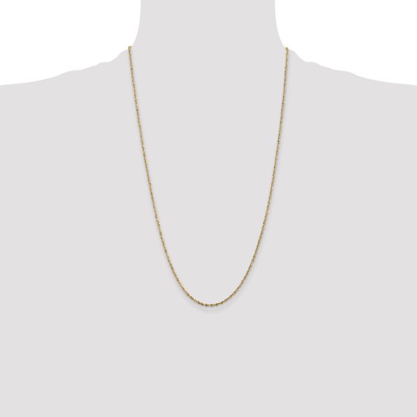 Leslie's 10k 1.8mm Diamond-Cut Lightweight Rope Chain - Image 4