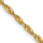 Leslie's 10K 1.8mm Diamond-Cut Lightweight Rope Chain
