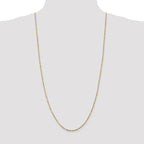 Leslie's 10K 1.8mm Diamond-Cut Lightweight Rope Chain - Image 4