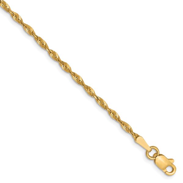 Leslie's 10K 1.8mm Diamond-Cut Lightweight Rope Chain