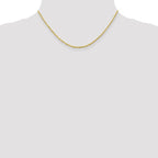 Leslie's 10K 2mm Diamond-Cut Lightweight Rope Chain - Image 4